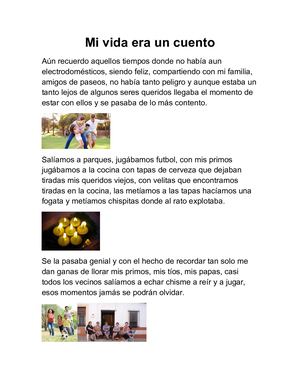 Mi Vida Era Un Cuento
