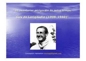 biographie de Guy de larigaudie complétée