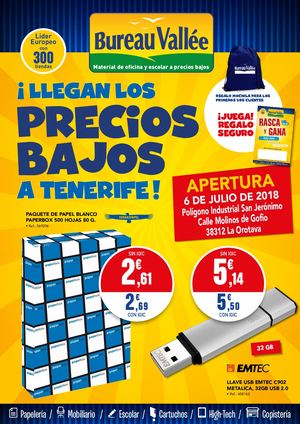 Folleto Especial Apertura Tenerife