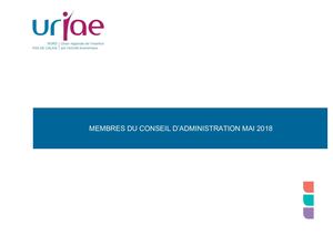 Composition Bureau Et Ca 2018 MAI 2017