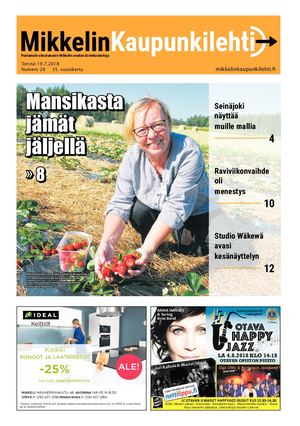 Mikkelin Kaupunkilehti 29/2018