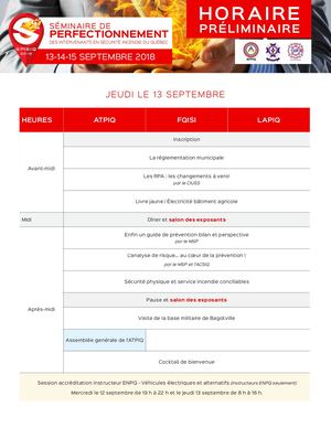 Atpiq Horaire Preliminaire Spisiq 2018