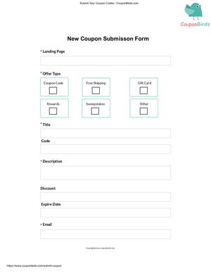 Coupon Submission Form
