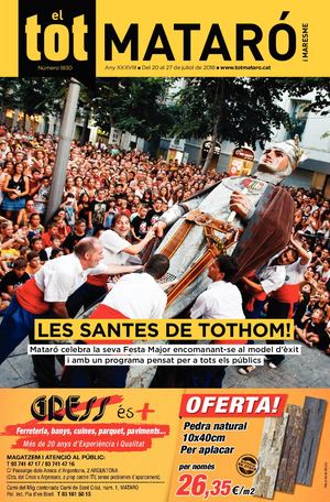 El Tot 1830- ESPECIAL SANTES (Del 20 al 27 de juliol de 2018)