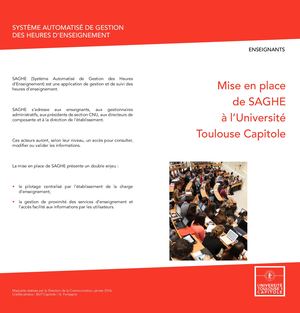 Mise en place de Saghe