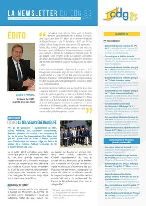Newsletter Cdg 83 Juillet 2018