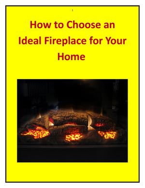 Calameo How To Choose An Ideal Fireplace For Your Home