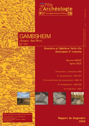 GAMBSHEIM, Gravière et sablière Veltz-Vix (d)