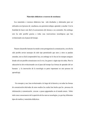 Medios De Enseñanza O Materiales Didacticos Zamirna