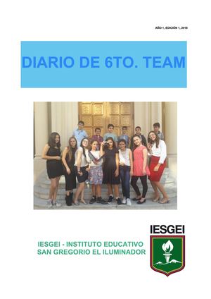 Revista 6to Team, 1era Edición