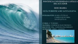 GUÌA TURÍSTICA SANTA ELENA