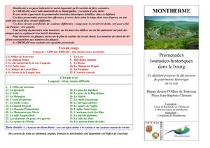 Promenades touristico-historiques de Monthermé