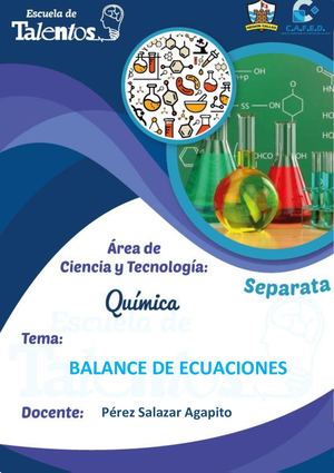 Balance De Ecuaciones