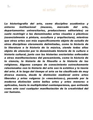 Cómo Surgió El Arte