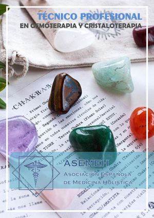 Gemoterapia y Cristaloterapia, Tecn