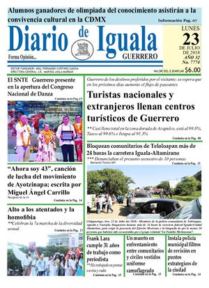 Lunes 23 De Julio De 2018 Diario De Iguala