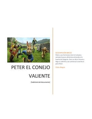 Peter el conejo