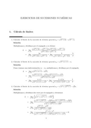 Ejerciciossucesiones