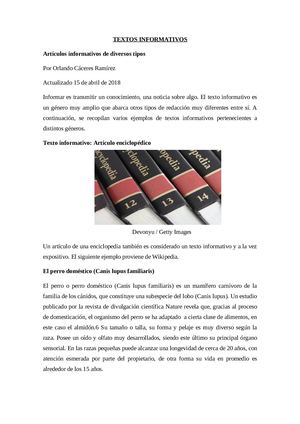 Textos Informativos
