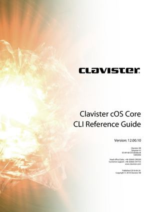 Clavister Cos Core 12 00 10 Cli Reference Guide En
