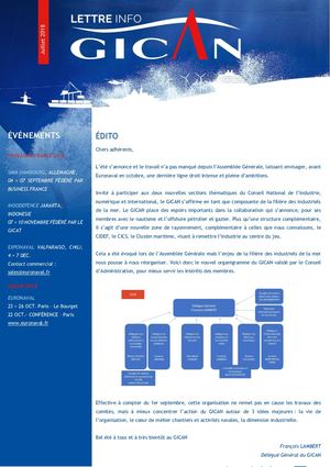 LETTRE INFO GICAN JUILLET 2018