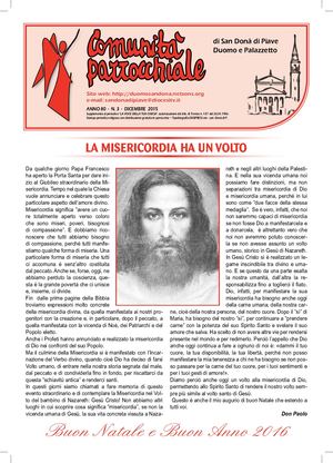2015 3 Dicembre Comunità Parrocchiale
