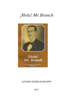 ¡Hola! Mr. Branch