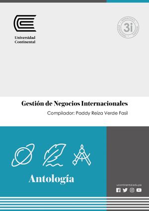 UC0405 Gestión De Negocios Internacionales Antología
