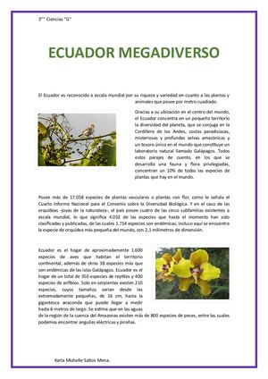 Ecuador Megadiverso