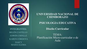 Expo Planificacion De Aula