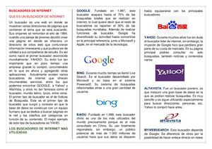 Duscador De Internet Triptico