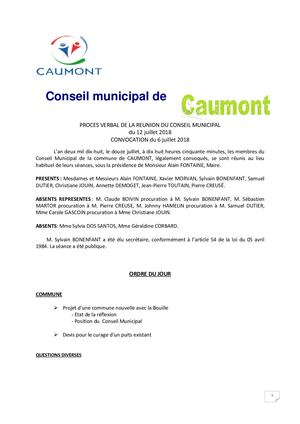 180712 Pv Conseil Municipal