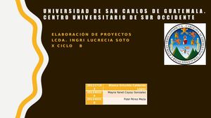 Proyecto X Ciclo B 2016