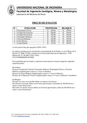 Precios De Ensayos Especificaciones De Muestras (1)