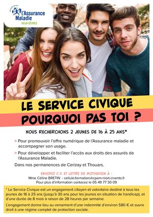 Affiche Service Civique