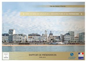 AVAP LES SABLES D'OLONNE Rapport De Presentation AVRIL 2018