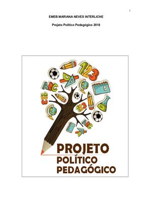Projeto Político Pedagógico 2018