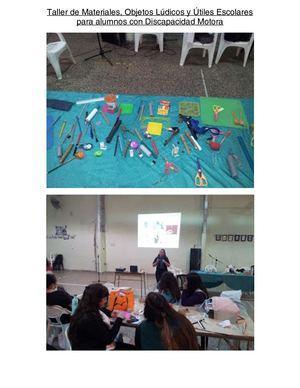 Taller De Materiales Discapacidad Motora 2015