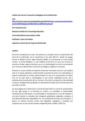 Multimedia En La Enseñanza