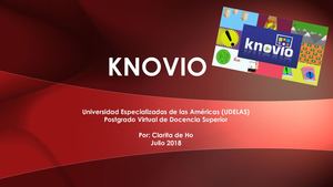 Presentación Sobre Knovio