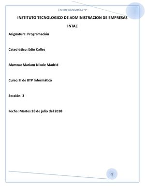 Algoritmos De Programacion