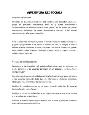 Que Es Una Red Social