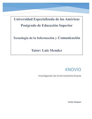 Que Es Knovio Y Como Usarlo
