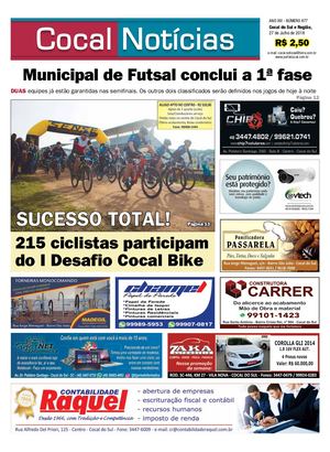 Cocal Notícias on line 27/07/2018 www.portalcocal.com.br
