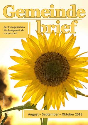 Gemeindebrief August-Oktober 2018