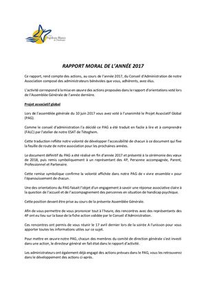 Rapport Moral  2017