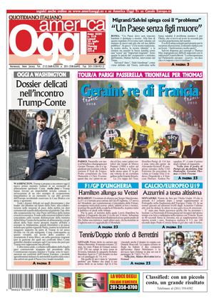 America Oggi 30 Luglio 2018