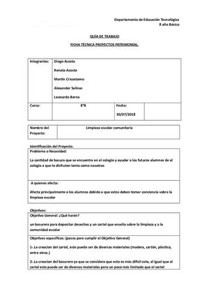 Copia De U3 Clase18 Guía10 Ficha Tecnica