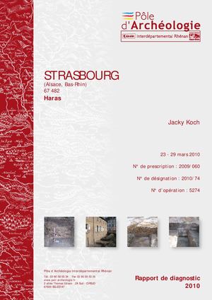 STRASBOURG, Haras (d)