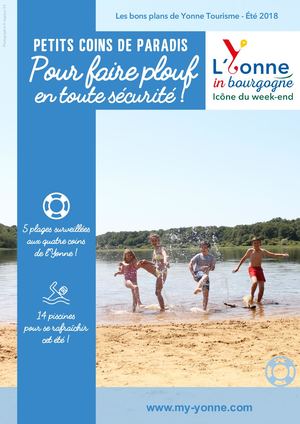 Les bons plans de Yonne Tourisme - Spécial baignades